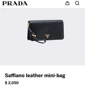 PRADA Saffiano Leather mini-bag